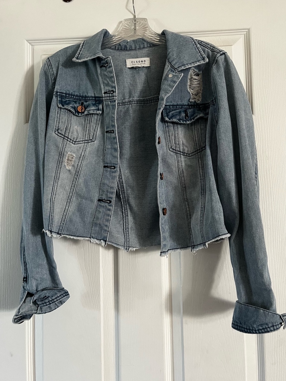 Ci Sono Jean jacket size large